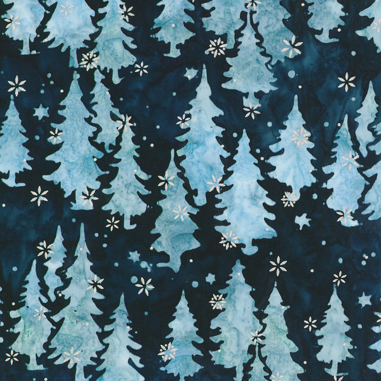 Fabric Robert Kaufman Winter Trees Winter Pine Batiks by the Quarter Yard AMDM23141277